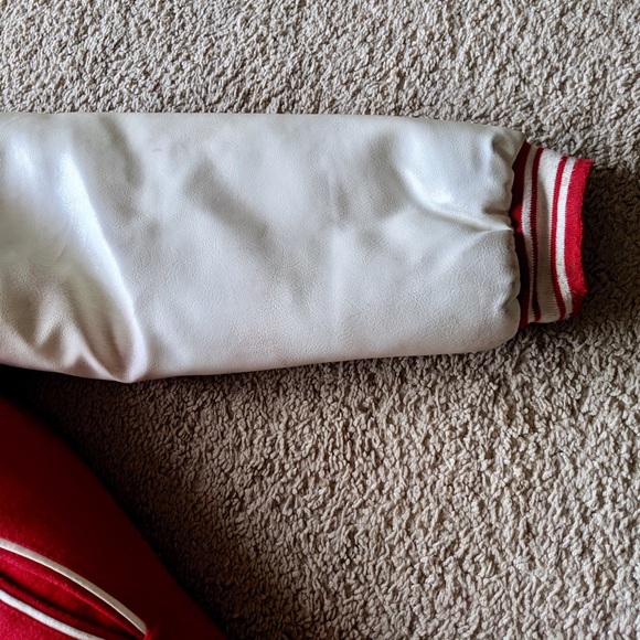 Authentic Detroit Red Wings Wool Leather Jacket - Picture 5 of 8